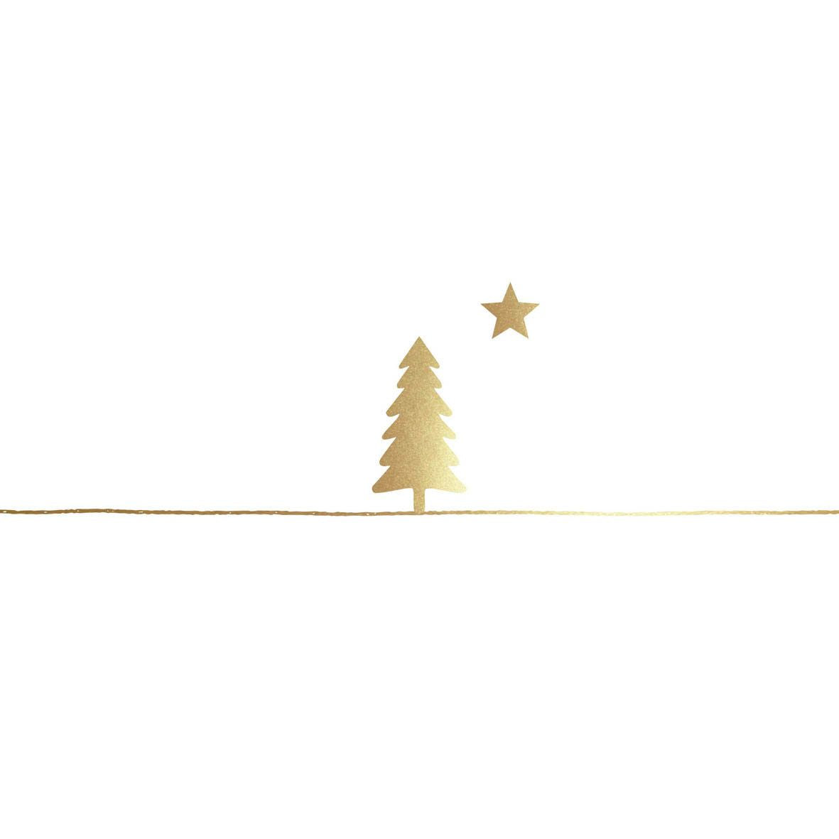 Paper + Design Papierservietten Pure Gold Tree