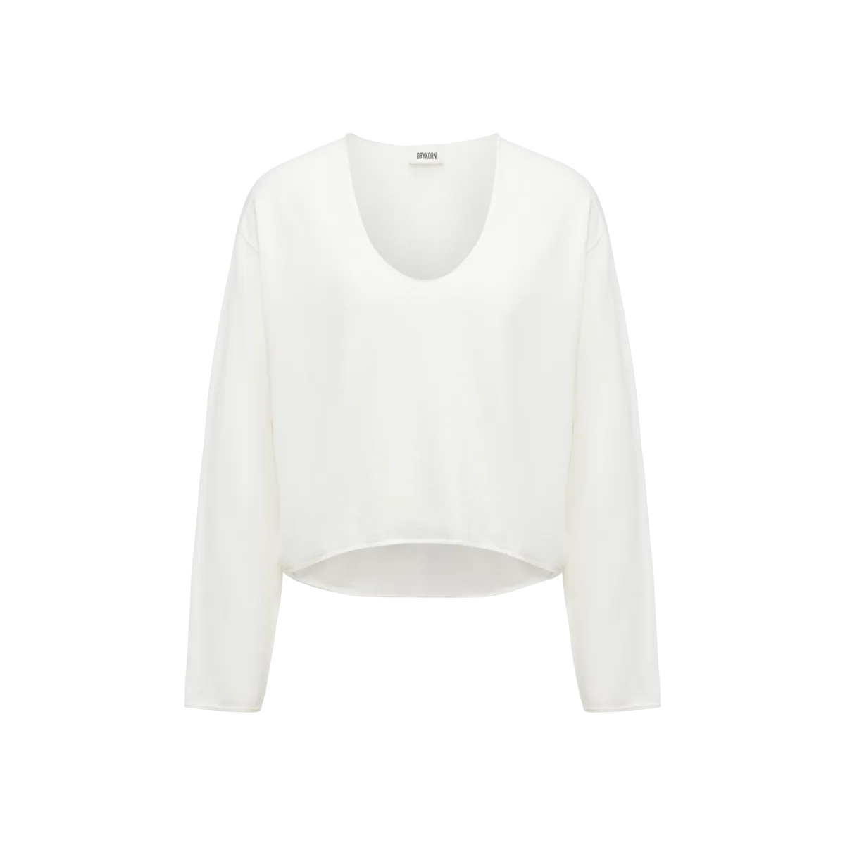 DRYKORN Strickpullover Somaija Offwhite Baumwolle-Kaschmir