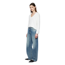 Lade das Bild in den Galerie-Viewer, DRYKORN Strickpullover Somaija Offwhite Baumwolle-Kaschmir