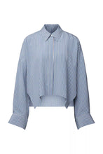 Lade das Bild in den Galerie-Viewer, DRYKORN Bluse Oshia Stripe Blue