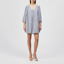 Lade das Bild in den Galerie-Viewer, DRYKORN Vareen Babydoll-Tunika-Kleid Bleu