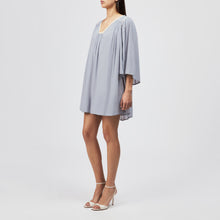 Lade das Bild in den Galerie-Viewer, DRYKORN Vareen Babydoll-Tunika-Kleid Bleu