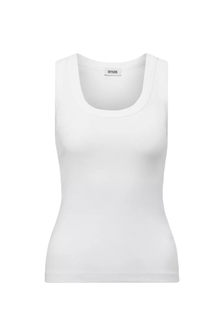 DRYKORN Jerseytop Tavira_2 white