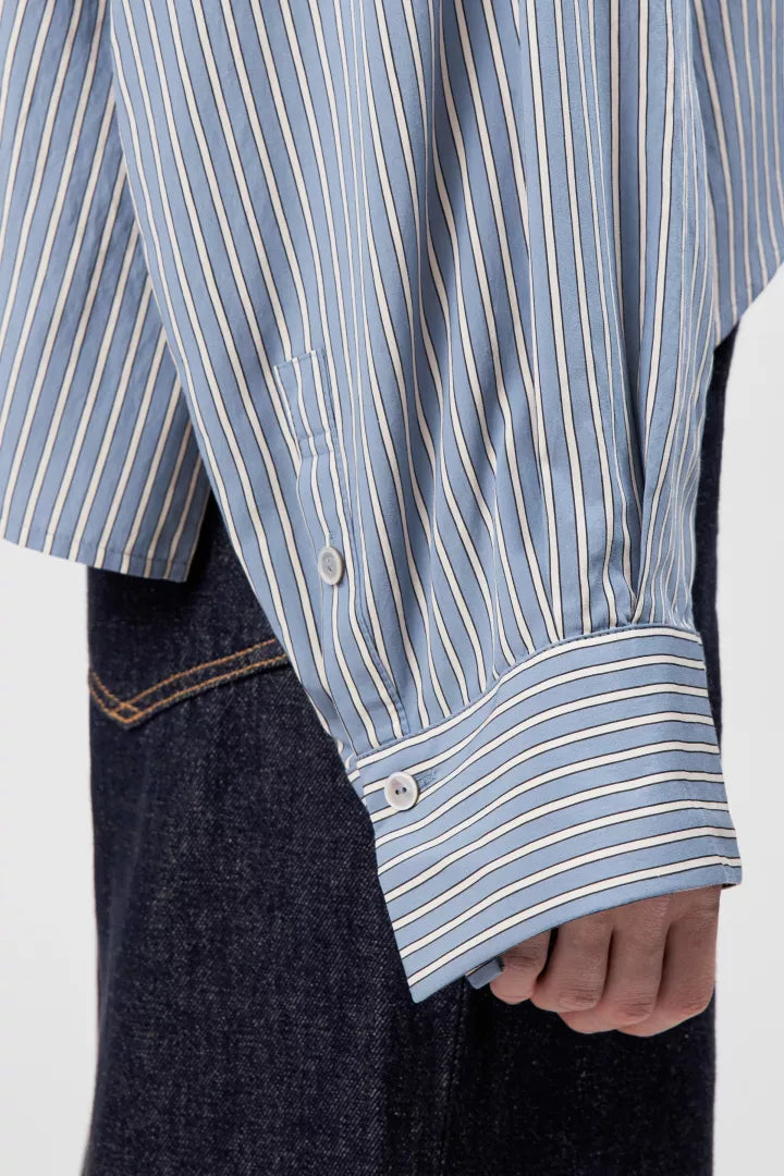 DRYKORN Bluse Oshia Stripe Blue