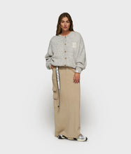 Lade das Bild in den Galerie-Viewer, 10DAYS AMSTERDAM Soft Baseball Cardigan 10 Grey