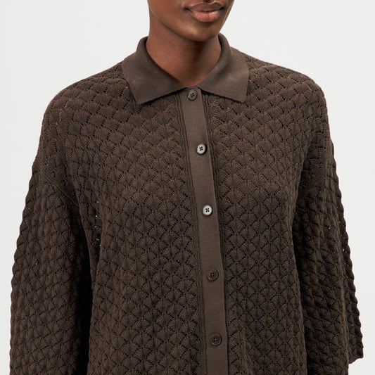 DRYKORN Damen Poloshirt Loysia Braun