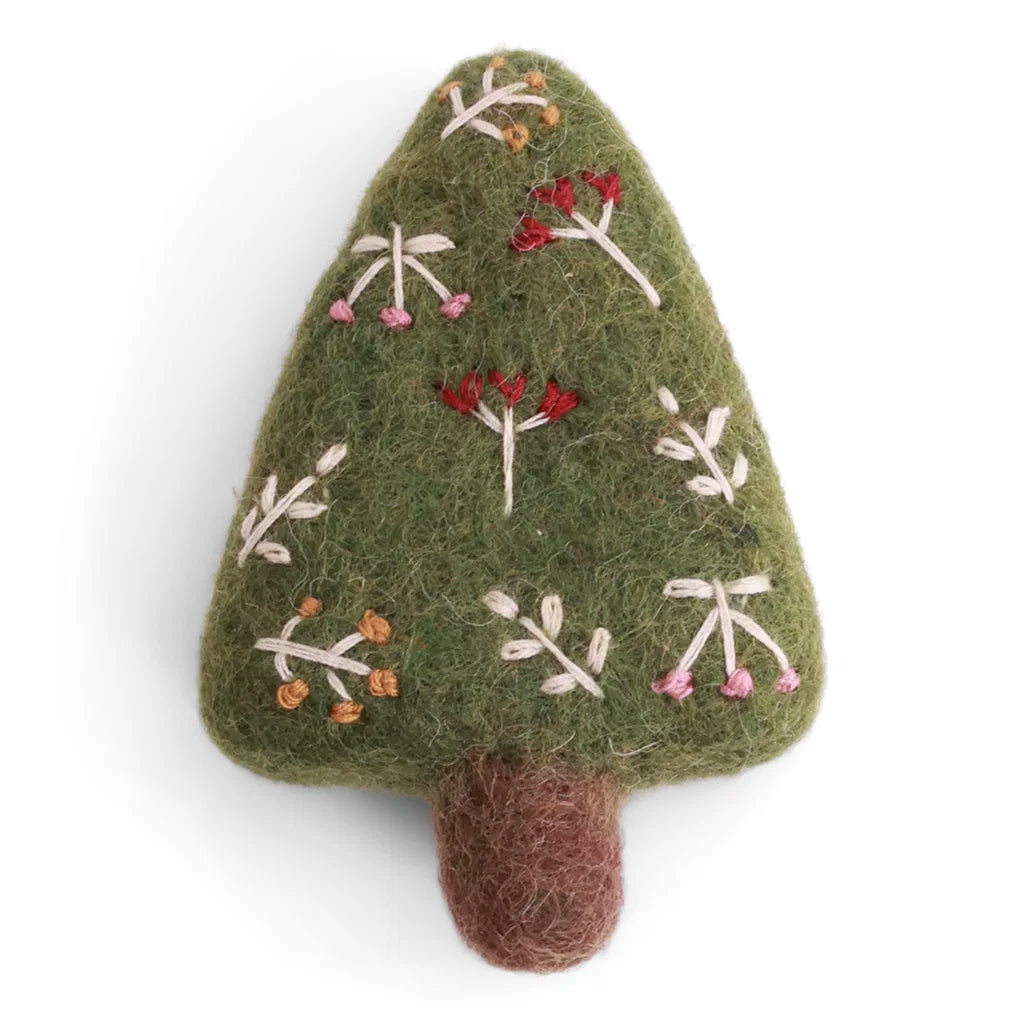 EN GRY & SIF Kleiner Weihnachtsbaum mit Stickerei