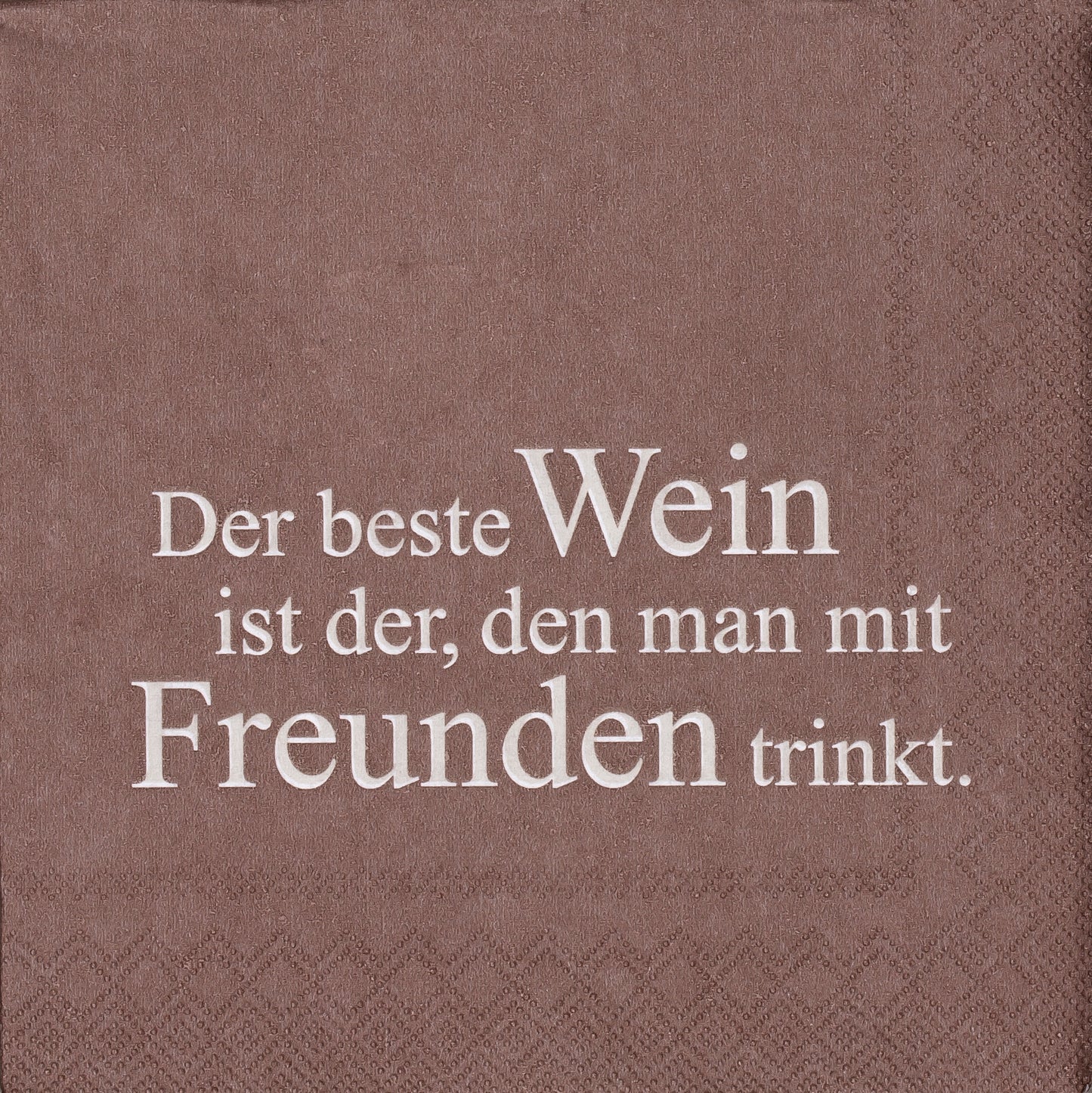 RAEDER DESIGN Cocktailservietten Der beste Wein