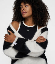 Lade das Bild in den Galerie-Viewer, 10 DAYS AMSTERDAM Soft V-Neck Sweater Stripe