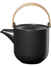 Lade das Bild in den Galerie-Viewer, ASA SELECTION Kuro Teekanne mit Holzgriff in 2 Größen