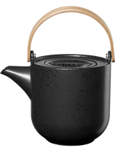 Lade das Bild in den Galerie-Viewer, ASA SELECTION Kuro Teekanne mit Holzgriff in 2 Größen