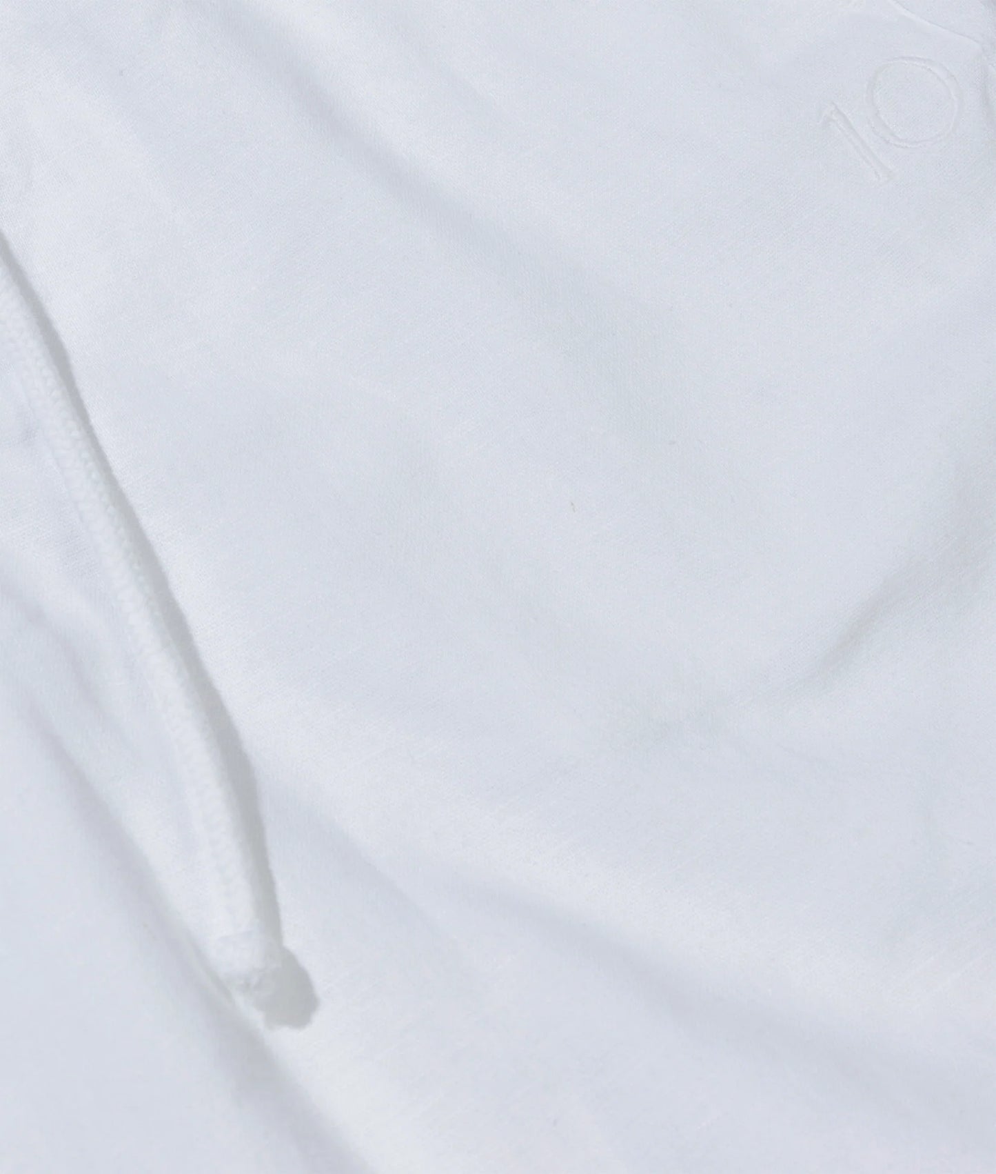 10 DAYS AMSTERDAM Cotton Linen Pants White