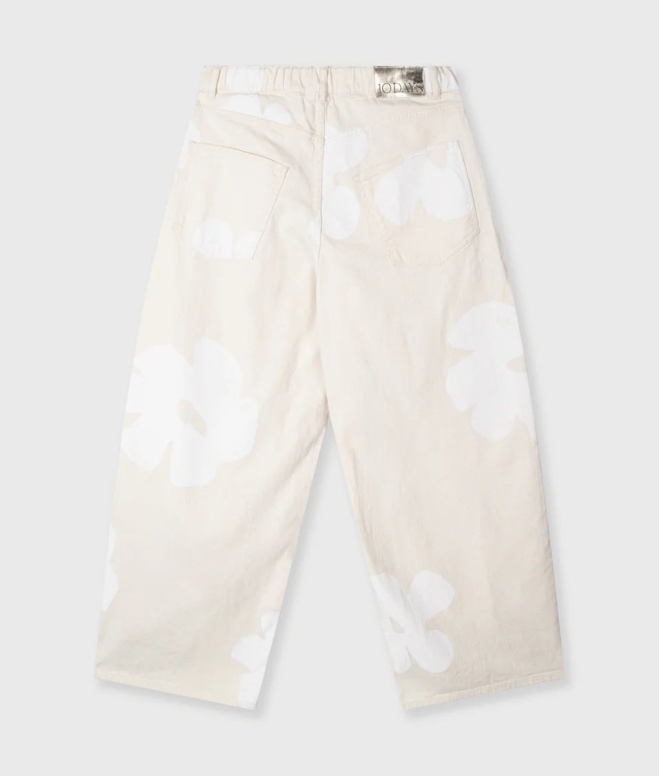 10DAYS AMSTERDAM Wide Legs Pants Flower