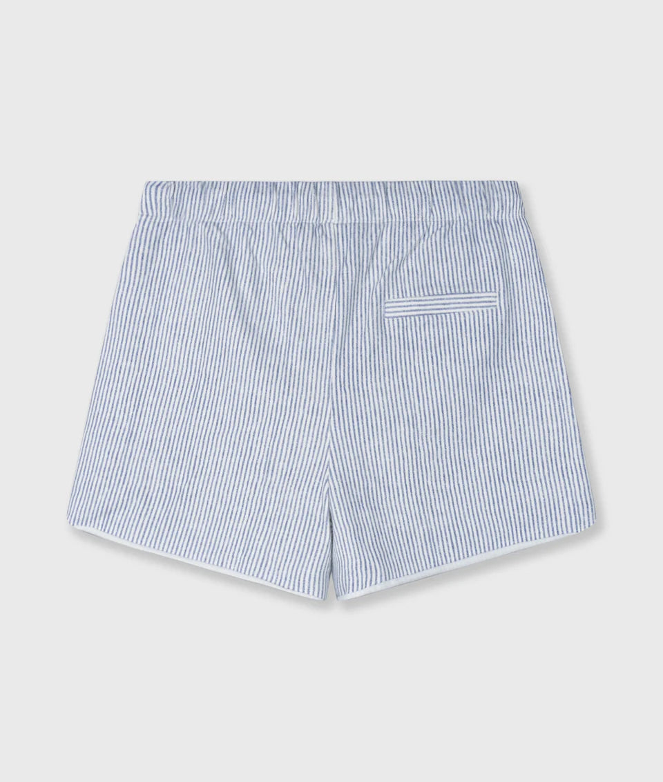 10DAYS AMSTERDAM Easy Shorts Stripes White/ Blue
