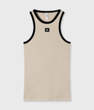 Lade das Bild in den Galerie-Viewer, 10DAYS AMSTERDAM Tank Top Rib Kontrast Light Earth