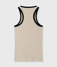 Lade das Bild in den Galerie-Viewer, 10DAYS AMSTERDAM Tank Top Rib Kontrast Light Earth