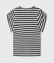 Lade das Bild in den Galerie-Viewer, 10DAYS AMSTERDAM Strong Shoulder Tee Modal Stripes