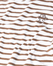 Lade das Bild in den Galerie-Viewer, 10DAYS AMSTERDAM Long Sleeve Tee Stripes White/ Dark Truffle