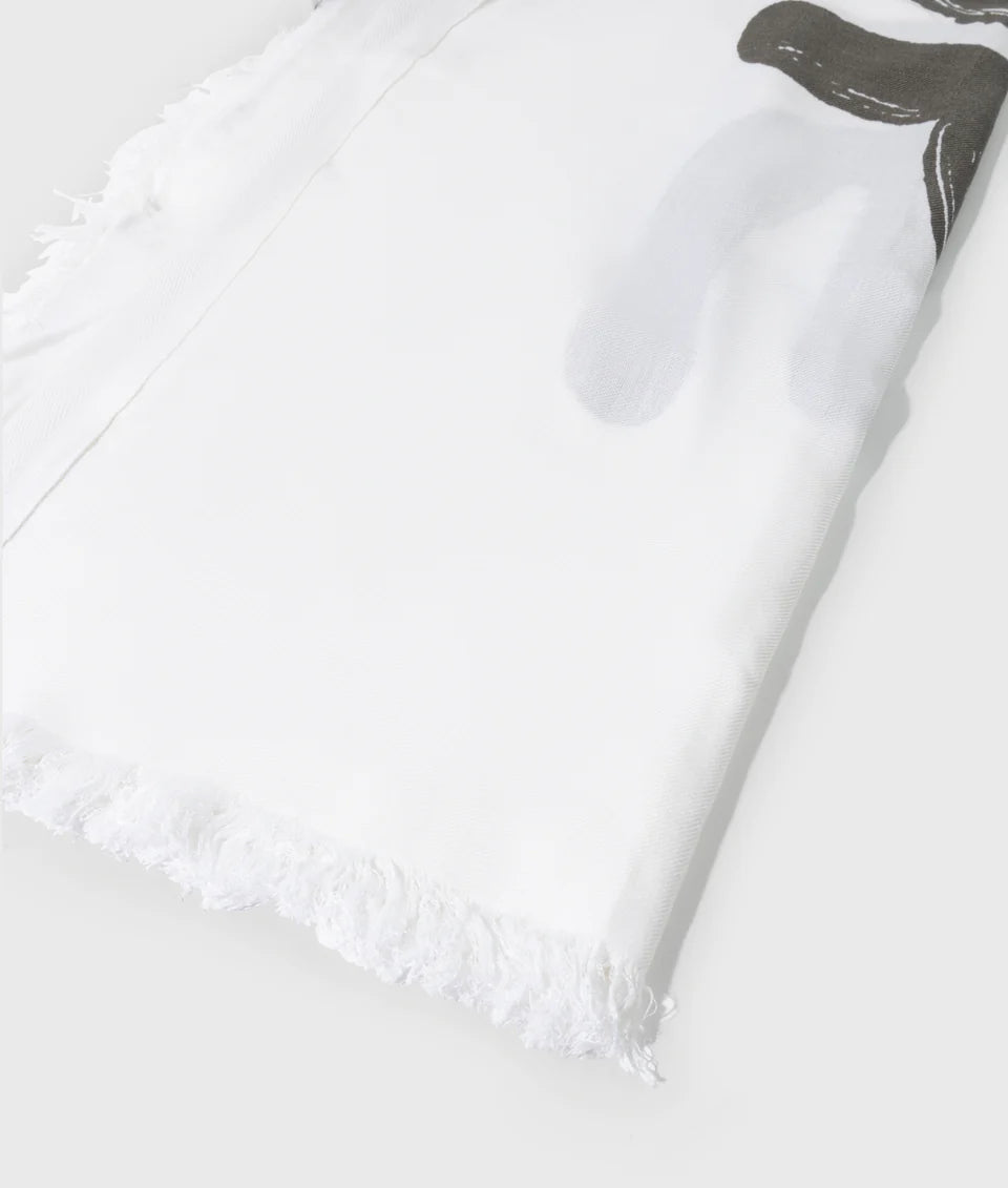 10DAYS AMSTERDAM Schal Love on top White