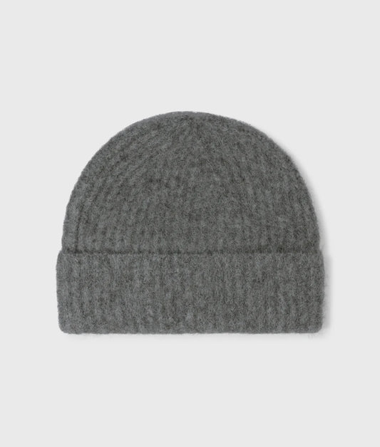 10DAYS AMSTERDAM Beanie aus Alpakamix Grey Melee