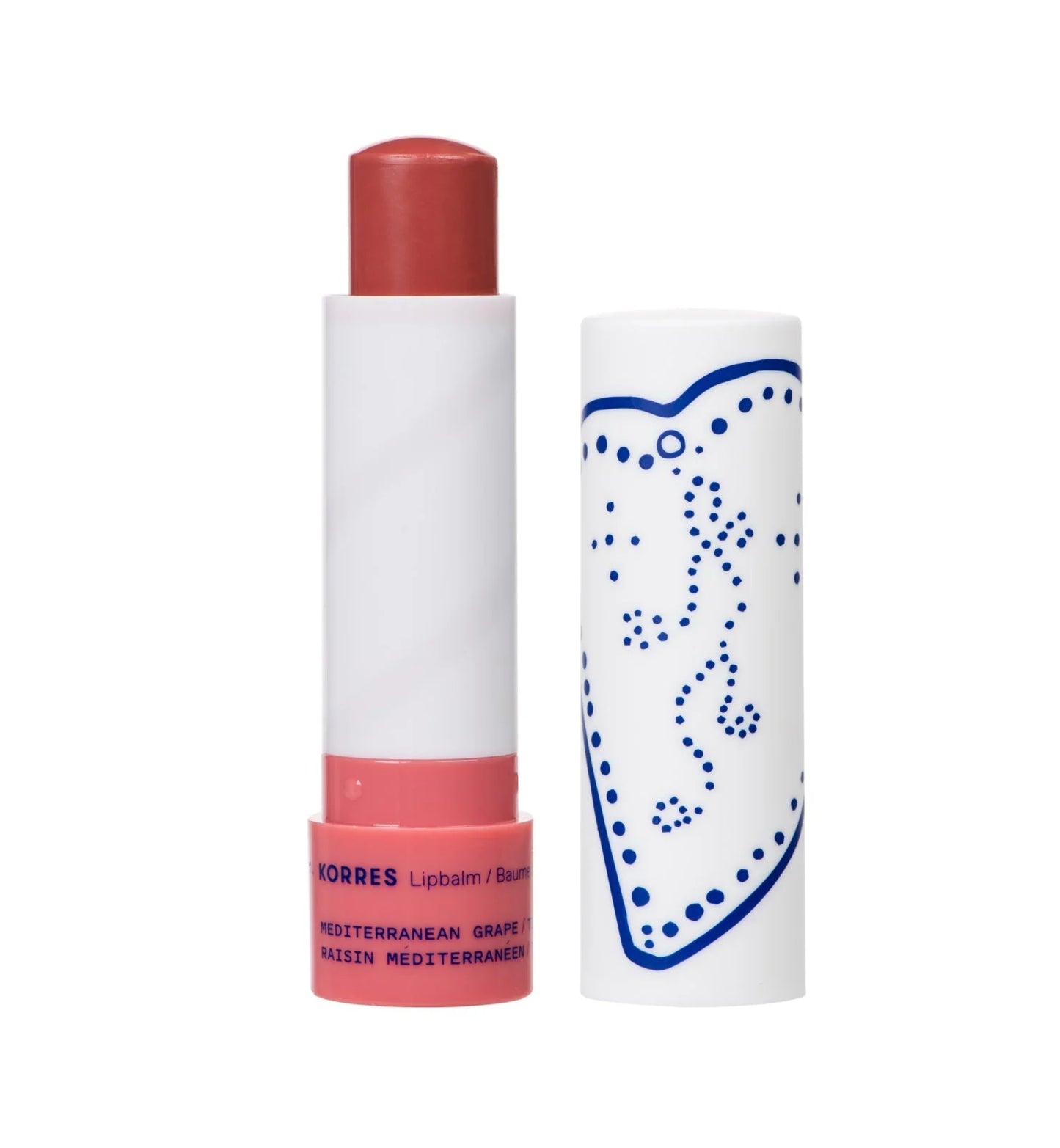 KORRES Lip Balm Mediterranean Grape Neutral Lila Getönt