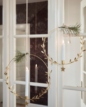 Lade das Bild in den Galerie-Viewer, HOUSE DOCTOR Kerzenhalter HD Mistel Gold