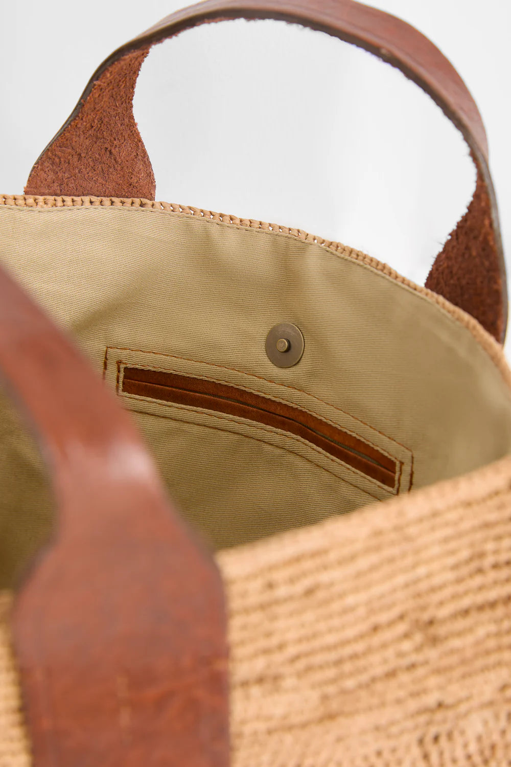 IBELIV Cabastasche Mety aus Raffia - Tea