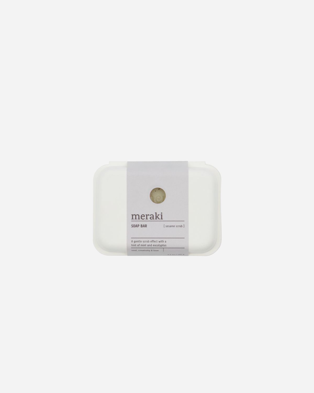 MERAKI Stückseife Sesame Scrub