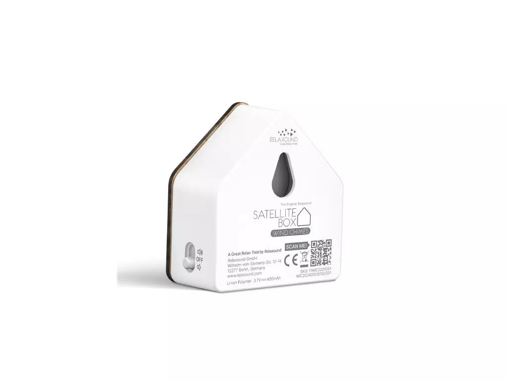 RELAXOUND Satellitebox Wind Chimes Oak