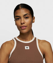 Lade das Bild in den Galerie-Viewer, 10DAYS AMSTERDAM Tank Top Rib Kontrast Truffle
