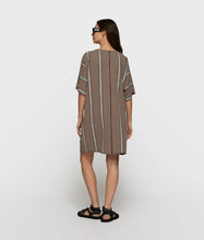 Lade das Bild in den Galerie-Viewer, 10 DAYS AMSTERDAM Fleece Tunic Stripes Moonrock