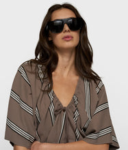 Lade das Bild in den Galerie-Viewer, 10 DAYS AMSTERDAM Fleece Tunic Stripes Moonrock