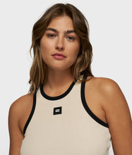 Lade das Bild in den Galerie-Viewer, 10DAYS AMSTERDAM Tank Top Rib Kontrast Light Earth