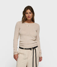 Lade das Bild in den Galerie-Viewer, 10DAYS AMSTERDAM Boat Neck Longsleeve Tee Mesh