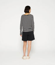 Lade das Bild in den Galerie-Viewer, 10 DAYS AMSTERDAM Long Sleeve Tee Stripes black/light natural