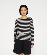 Lade das Bild in den Galerie-Viewer, 10 DAYS AMSTERDAM Long Sleeve Tee Stripes black/light natural