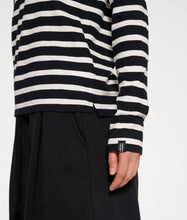 Lade das Bild in den Galerie-Viewer, 10 DAYS AMSTERDAM Long Sleeve Tee Stripes black/light natural