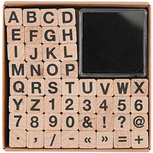 Lade das Bild in den Galerie-Viewer, RICO DESIGN Stempelset Alphabet &amp; Zahlen
