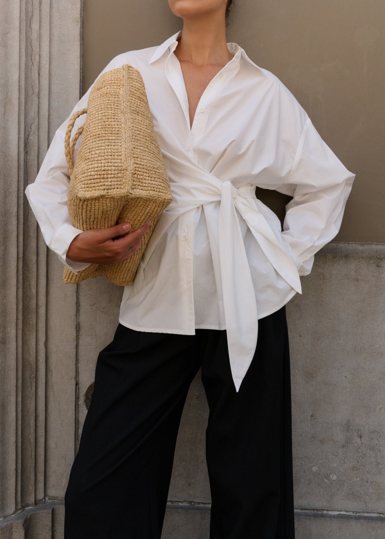 CLUB L'AVENIR Wickelbluse Seliy'CL White