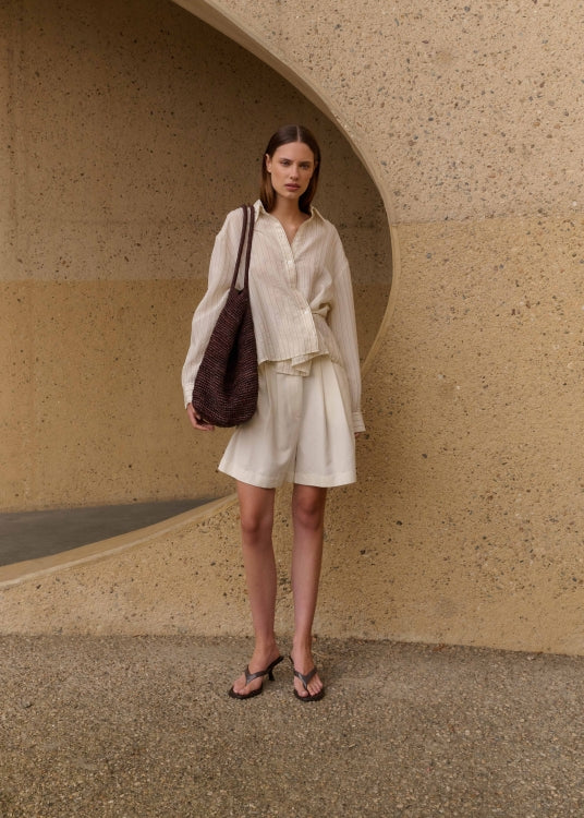 CLUB L'AVENIR Shorts Rosewood'CL Ecru