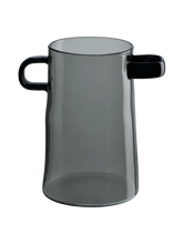 Lade das Bild in den Galerie-Viewer, ASA SELECTION Glasvase Rayu grau in 2 Größen