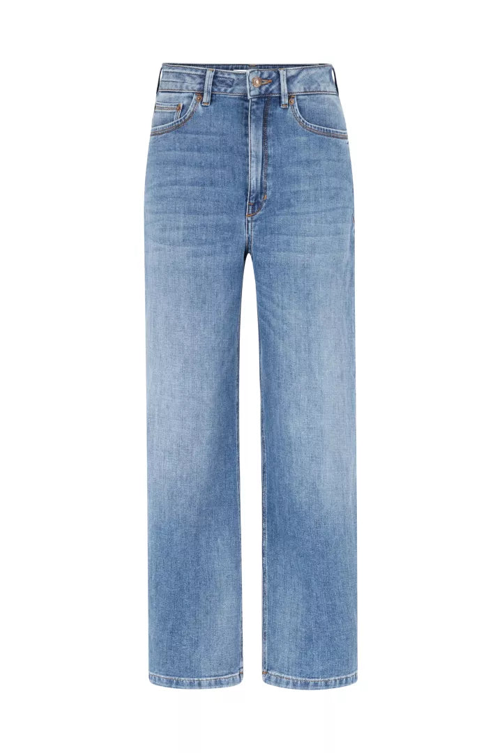 DRYKORN Damen Jeans Flown Mid Blue