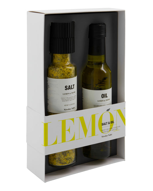 NICOLAS VAHE Gift Box, Salt & Oil, Lemon