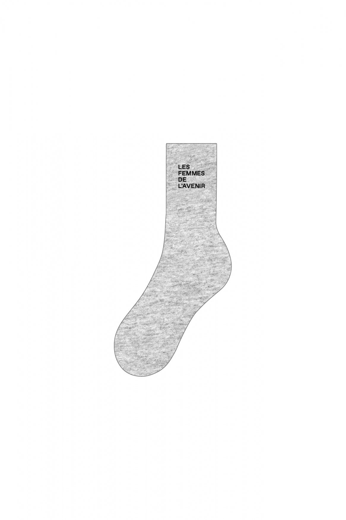CLUB L'AVENIR Socken Yin Yang'CL Grey