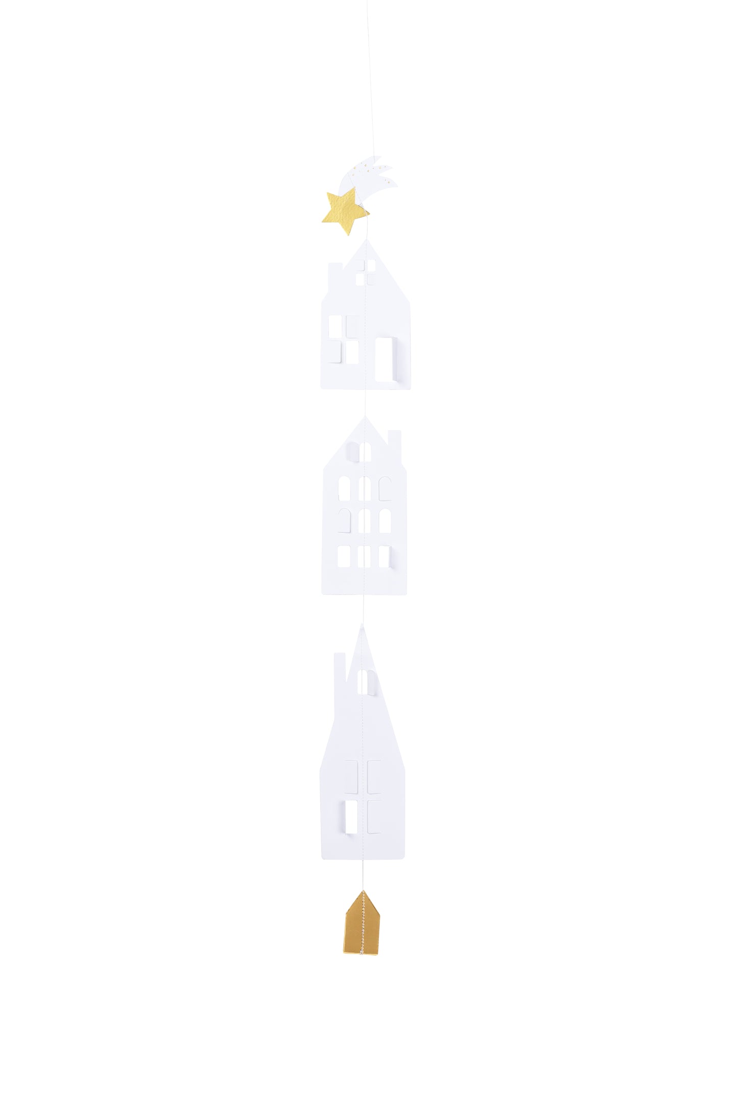 RAEDER DESIGN Häuschenkette Winterstadt kurz