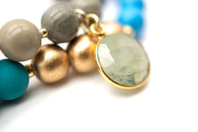 Lade das Bild in den Galerie-Viewer, SCHMÜCKSTÜCK Mala Twin Armband Peacock