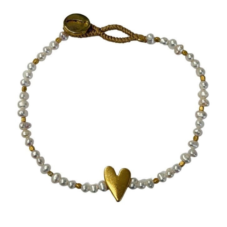 IBU JEWELS Armband Lulu Rosie Pearl AE05