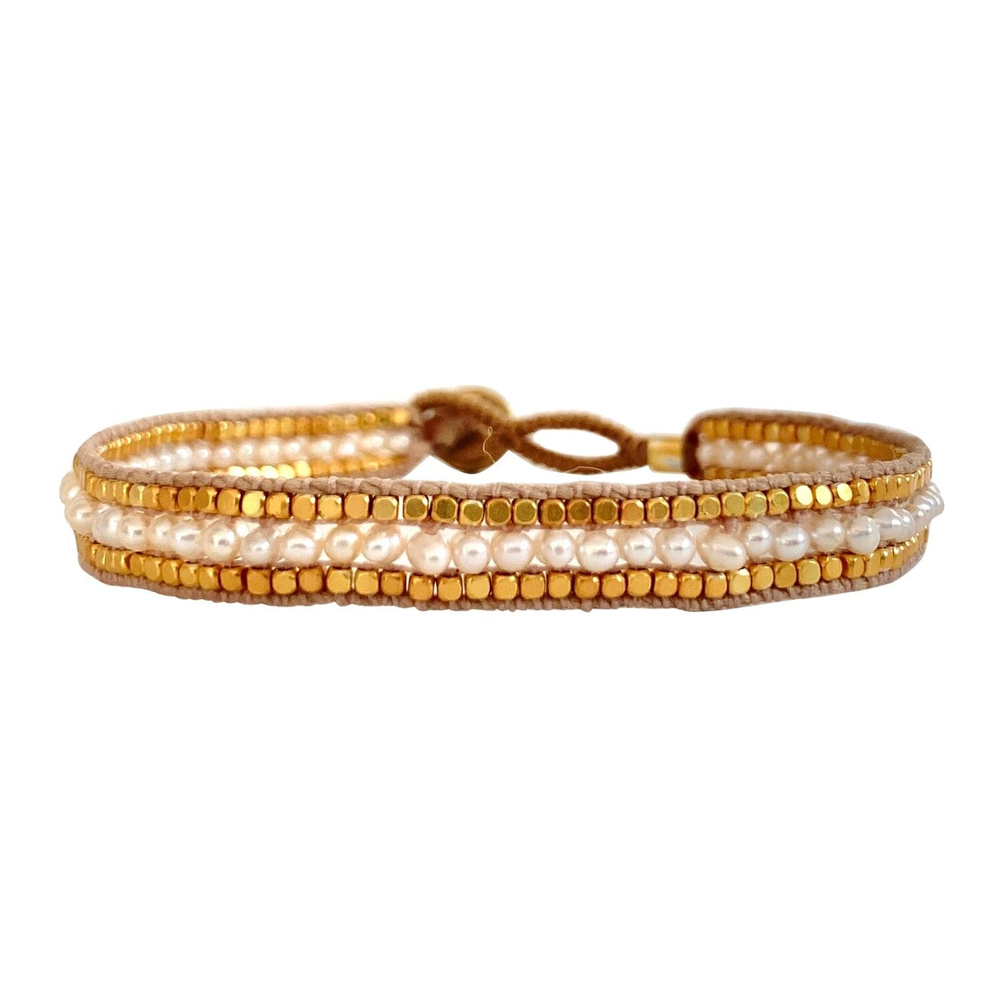 IBU JEWELS Armband Cap Jolie Pearls AM05