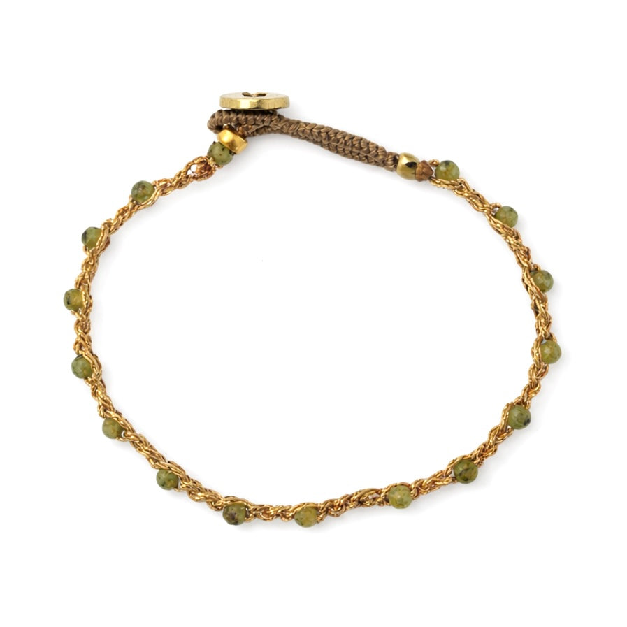 IBU JEWELS Armband Lulu Fine Peridot AU39