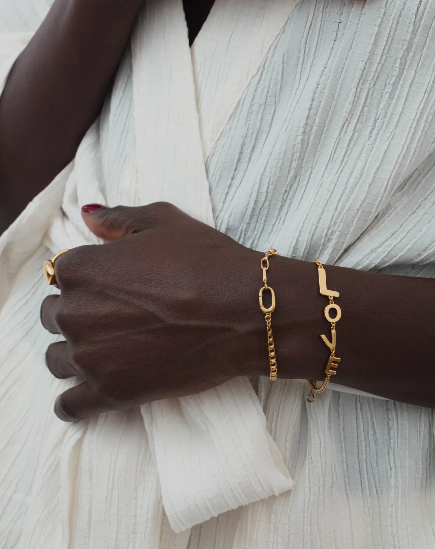 SYSTER P True Love Armband Gold